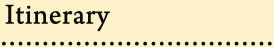 Itinerary